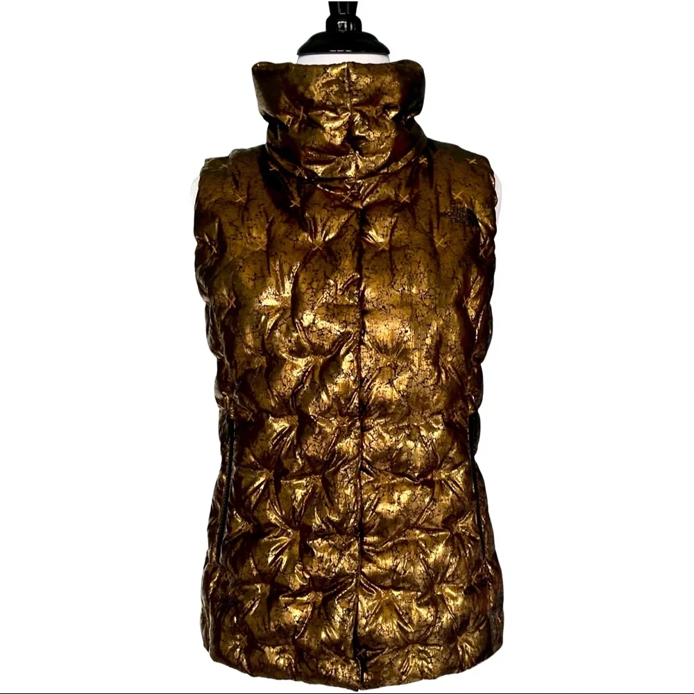 The North Face HollaDown Copper Metallic Vest Urban Explore  XS